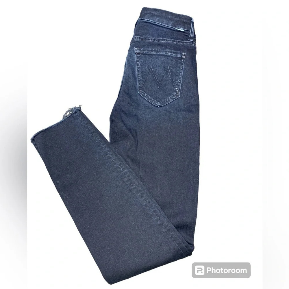 MOTHER High Waisted Looker Ankle Fray in Last Call - Picture 6 of 12